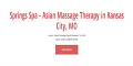 Springs Spa - Massage Therapy in Kansas City, MO